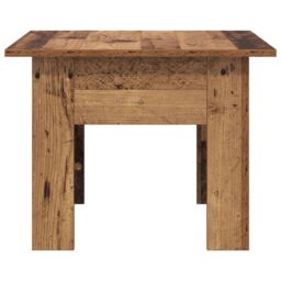 Berkfield Home Coffee Table Old wood 55 x 55 x 42 cm Engineered wood in Brown - thumbnail 6