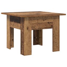 Berkfield Home Coffee Table Old wood 55 x 55 x 42 cm Engineered wood in Brown - thumbnail 7