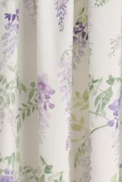 Dreams & Drapes 'Wisteria' Pair of Pencil Pleat Curtains With Tie-Backs in Lilac - Size: 168 cm width x 183 cm drop - thumbnail 4