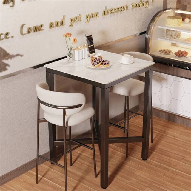 Nordara Real Marble Bar Table - Size: 0.6m2 - image 1