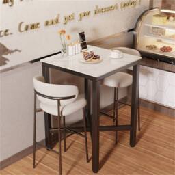 Nordara Real Marble Bar Table - Size: 0.6m2