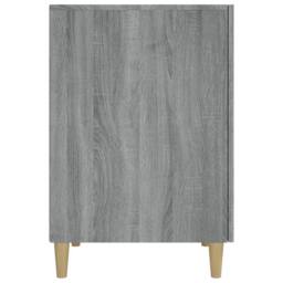 Berkfield Home Decorative Desk Grey Sonoma 140x50x75 cm Engineered Wood - Size: 140 x 50 x 75 cm - thumbnail 8