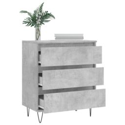Berkfield Home Sideboard Concrete Grey 60x35x70 cm Engineered Wood - Size: 60 x 35 x 70 cm - thumbnail 4