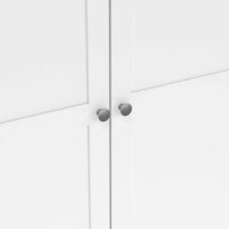 Wyld Haus Cherryfern White 4 Door Wooden Wardrobe - thumbnail 9