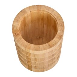 Nordlys Solid Wood Side Table with Storage in Brown - thumbnail 9