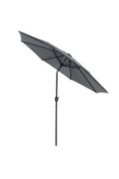 Garden Sanctuary Rotating Patio Parasol 3M Umbrella for Outdoor Sunshade & Rain in Dark Grey - thumbnail 5