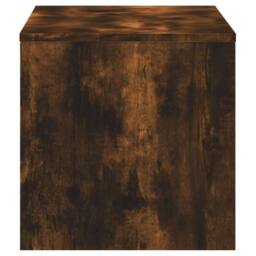 Berkfield Home TV Cabinet Smoked Oak 120x40x40 cm Engineered Wood in Brown - Size: 120 x 40 x 40 cm - thumbnail 5