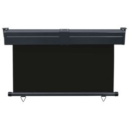 Berkfield Home Balcony Side Awning 125x250 cm Black - thumbnail 4