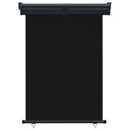 Berkfield Home Balcony Side Awning 125x250 cm Black - thumbnail 3