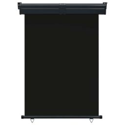 Berkfield Home Balcony Side Awning 125x250 cm Black - thumbnail 2