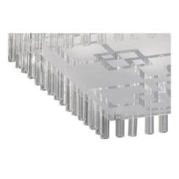 Netlighting Capella Flush Ceiling 8 Light Polished Chrome Glass in Grey - thumbnail 7