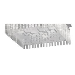 Netlighting Capella Flush Ceiling 8 Light Polished Chrome Glass in Grey - thumbnail 5