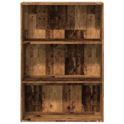Berkfield Home Bookcase Old Wood 80x30x114 cm Engineered Wood in Brown - Size: 80 x 30 x 114 cm - thumbnail 4