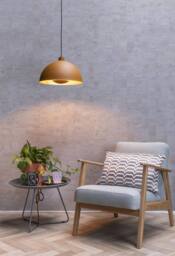 Netlighting Siemon Modern Pendant Light Ø 40cm 1xE27 Ocher Yellow in Mustard - thumbnail 4