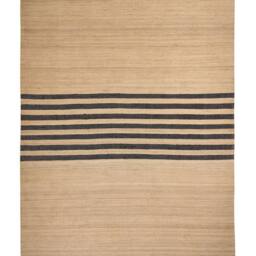 Wyld and Coco Beige Braided Jute-Cotton Rug 160 x 230 cm - Striped - Size: 160 cm x 230 cm - thumbnail 2