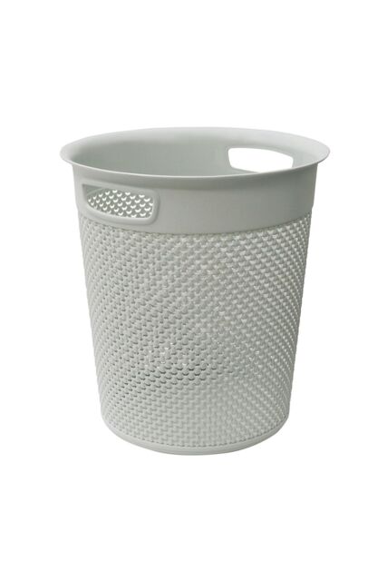 JVL Droplette 12L Waste Paper Bin - Ice Grey in Light Grey - Size: 1 Pack - image 1