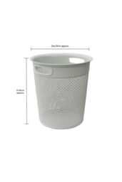 JVL Droplette 12L Waste Paper Bin - Ice Grey in Light Grey - Size: 1 Pack - thumbnail 5