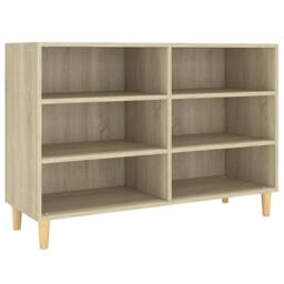 Berkfield Home Sideboard Sonoma Oak 103.5x35x70 cm Engineered Wood in Brown - thumbnail 1