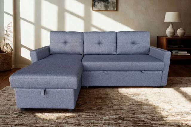 DS Living The Savona 3 Seater Storage Sofa in Grey - image 1