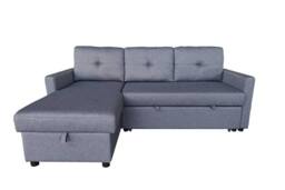 DS Living The Savona 3 Seater Storage Sofa in Grey - thumbnail 2