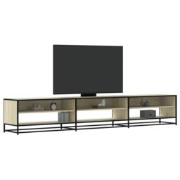 Berkfield Home TV Cabinet Sonoma Oak 270x40x46 cm Engineered Wood in Light Tan - Size: 270 x 40 x 46 cm - thumbnail 2