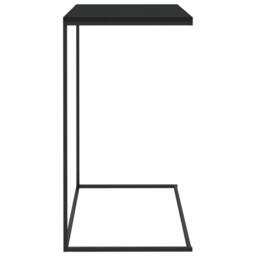Berkfield Home Side Table Black 55x35x66 cm Engineered Wood - Size: 55 x 35 x 66 cm - thumbnail 4