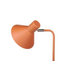 Wyld and Coco Orange Metal Desk Lamp - Adjustable Cone Shade On/Off Switch - thumbnail 5