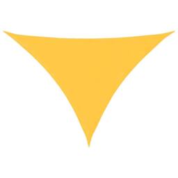 Berkfield Home Sunshade Sail Oxford Fabric Triangular 3x3x4.24 m Yellow - thumbnail 2