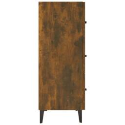 Berkfield Home Sideboard Smoked Oak 69.5x34x90 cm Engineered Wood in Brown - thumbnail 7