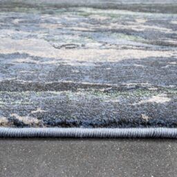 The Rug Shop UK Blue Green Modern Abstract Easy To Clean Area Rug - Size: 160 cm x 230 cm - thumbnail 4
