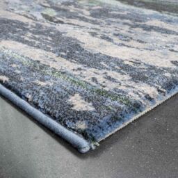 The Rug Shop UK Blue Green Modern Abstract Easy To Clean Area Rug - Size: 160 cm x 230 cm - thumbnail 7