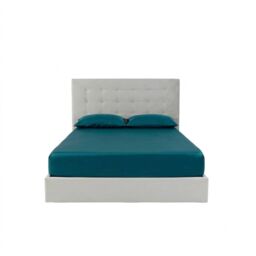 Snug City Fitted Sheet Polycotton Plain Dyed Extra Deep 25cm Bed Linen in Teal - Size: Small Single - thumbnail 2