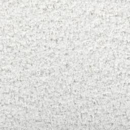 Wyld and Coco Round Footstool - Off-White Boucle Gold Metal Legs in White - thumbnail 8