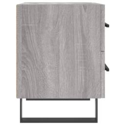 Berkfield Home Modern Bedside Cabinet Grey Sonoma 40x35x47.5 cm Engineered Wood - thumbnail 7