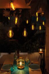 Luxform Solar Corfu Stringlights 15 Bulbs in Clear - thumbnail 4