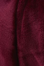 Catherine Lansfield 'Raschel Velvet Touch' Blanket Throw in Red - Size: 130 cm x 170 cm - thumbnail 2