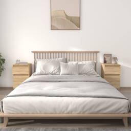 Berkfield Home Bedside Cabinets 2 pcs Sonoma Oak 40x35x70 cm in Brown - Size: 40 x 35 x 70 cm - thumbnail 2