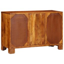 Berkfield Home Sideboard Multicolour 90x35x60 Solid Wood Acacia - thumbnail 7