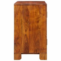 Berkfield Home Sideboard Multicolour 90x35x60 Solid Wood Acacia - thumbnail 6