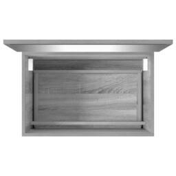 Berkfield Home 2 Piece Bathroom Furniture Set Grey Sonoma Engineered Wood - thumbnail 8