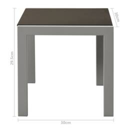 Berkfield Home Sun Loungers 2 pcs with Table Steel & Textilene Black - thumbnail 7