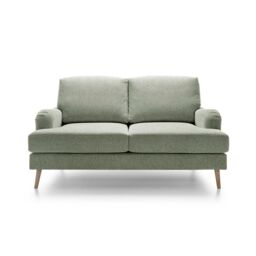 Abakus Direct Harper 2-Seater Sofa - Durable & Easy Clean Upholstery in Green - thumbnail 2