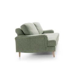 Abakus Direct Harper 2-Seater Sofa - Durable & Easy Clean Upholstery in Green - thumbnail 4