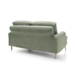 Abakus Direct Harper 2-Seater Sofa - Durable & Easy Clean Upholstery in Green - thumbnail 6
