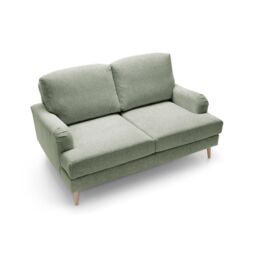 Abakus Direct Harper 2-Seater Sofa - Durable & Easy Clean Upholstery in Green - thumbnail 7
