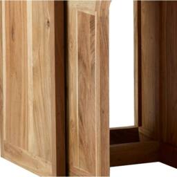 Wyld Haus Los Angeles Reclaimed Wood Nesting Tables Set of 2 in Brown - thumbnail 6