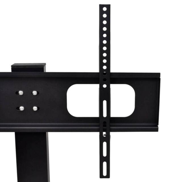 Berkfield Home Pedestal TV Stand for 37-55 Inch Screen Max VESA 600x400 mm 40kg in Black - image 1