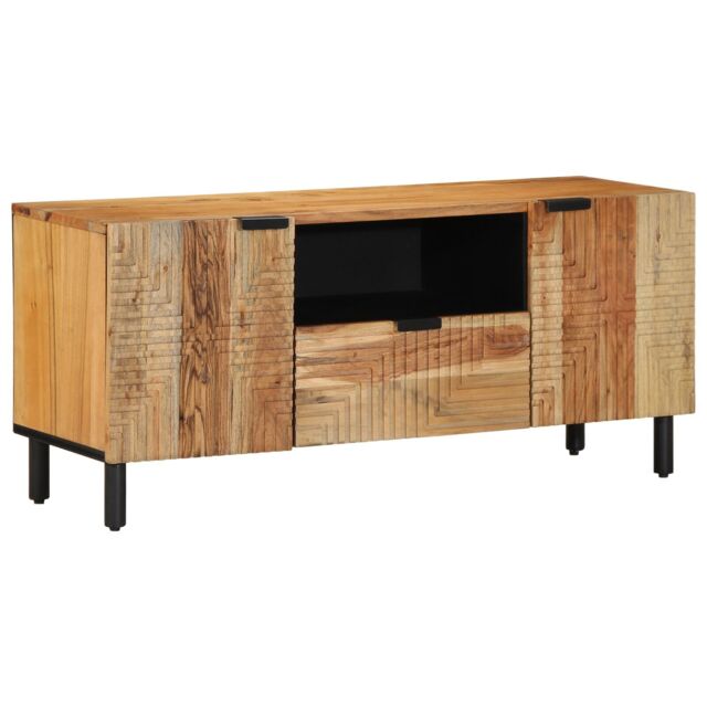 Berkfield Home TV Cabinet 105x33, 5x46 cm Solid Wood Acacia in Brown - image 1
