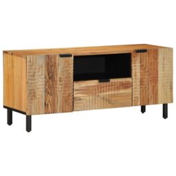 Berkfield Home TV Cabinet 105x33, 5x46 cm Solid Wood Acacia in Brown - thumbnail 1