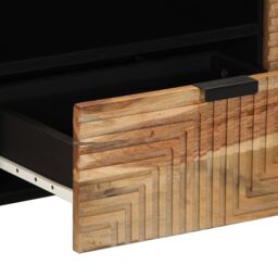 Berkfield Home TV Cabinet 105x33, 5x46 cm Solid Wood Acacia in Brown - thumbnail 7